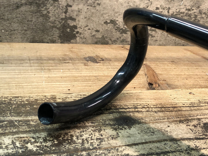 JK950 ヴィジョン Vision メトロン METRON 6D カーボン ドロップハンドル 420mm 110mm マウント付※コラムキャップ欠品、クラックの疑いあるためジャンク