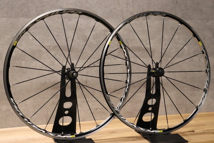 マヴィック MAVIC キシリウムエリート KSYRIUM ELITE シマノ 12/11S アルミ クリンチャー ホイールセット ナローリム 15C 【さいたま浦和店】
