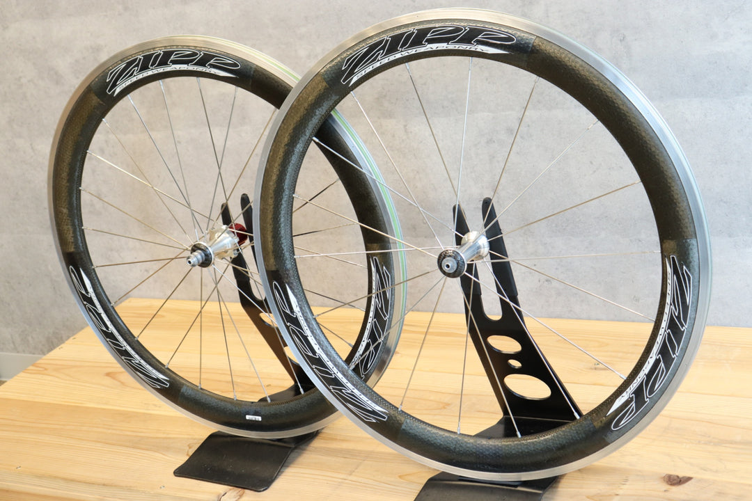 ジップ ZIPP 404 SPEEDWEAPONRY アルミ/カーボン クリンチャー ホイールセット シマノ 10S 【さいたま浦和店】
