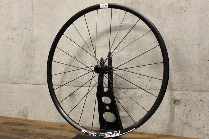 DT SWISS P1800 SPLINE 23 DB DISC アルミ チューブレスレディ ホイール  ワイドリム 18C フロントのみ 【福岡店】