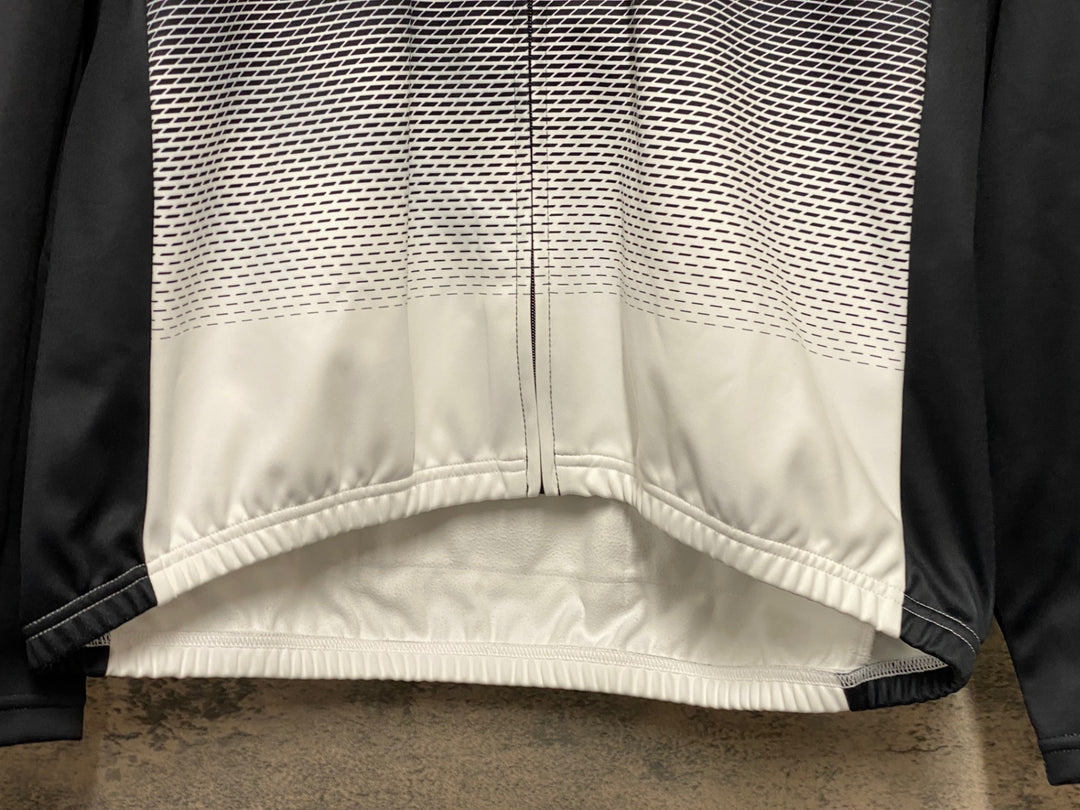 JS983 パールイズミ PEARL iZUMi 長袖 サイクルジャージ 黒 白 BL 裏起毛
