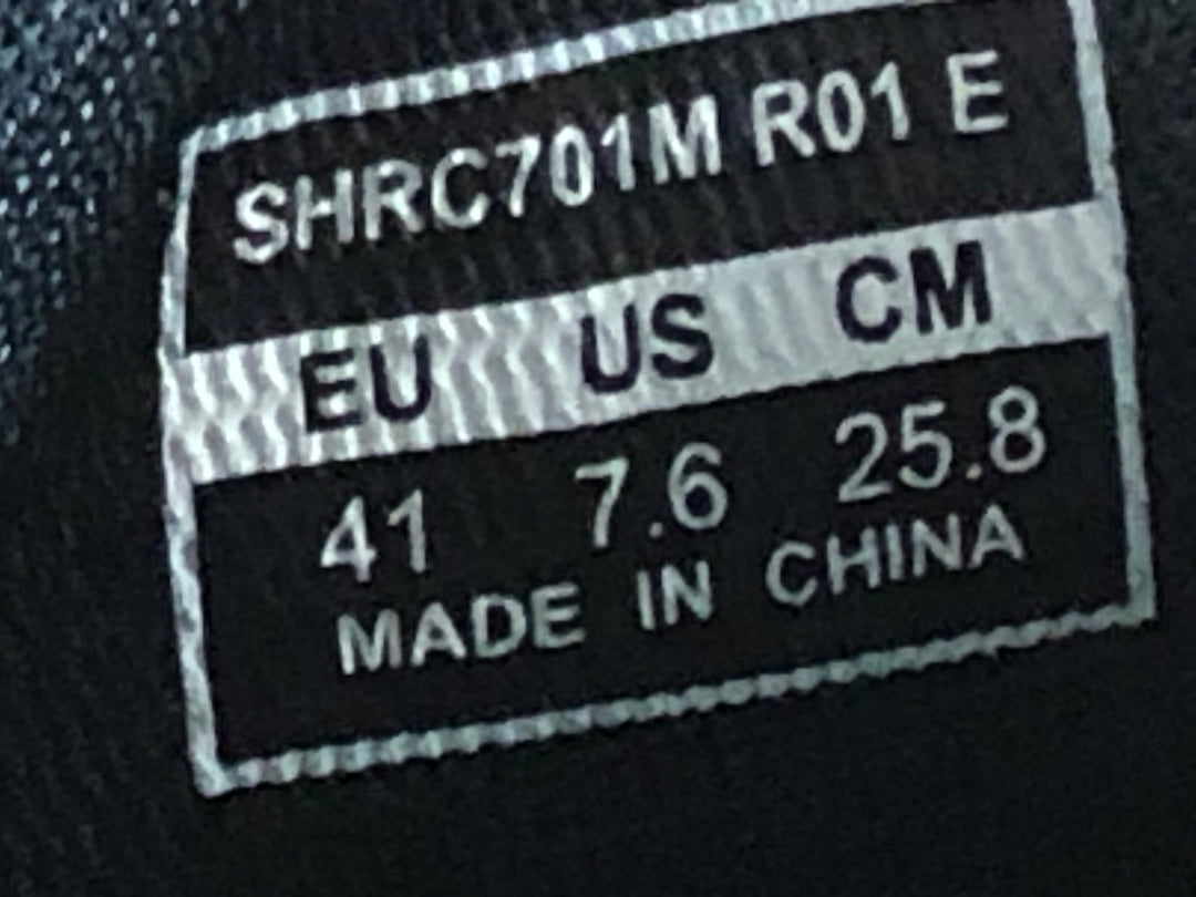 KE252 シマノ SHIMANO RC7 SH-RC701M ビンディングシューズ 3穴 赤 EU41