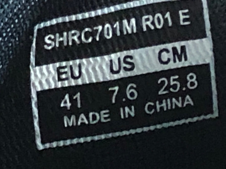 KE252 シマノ SHIMANO RC7 SH-RC701M ビンディングシューズ 3穴 赤 EU41