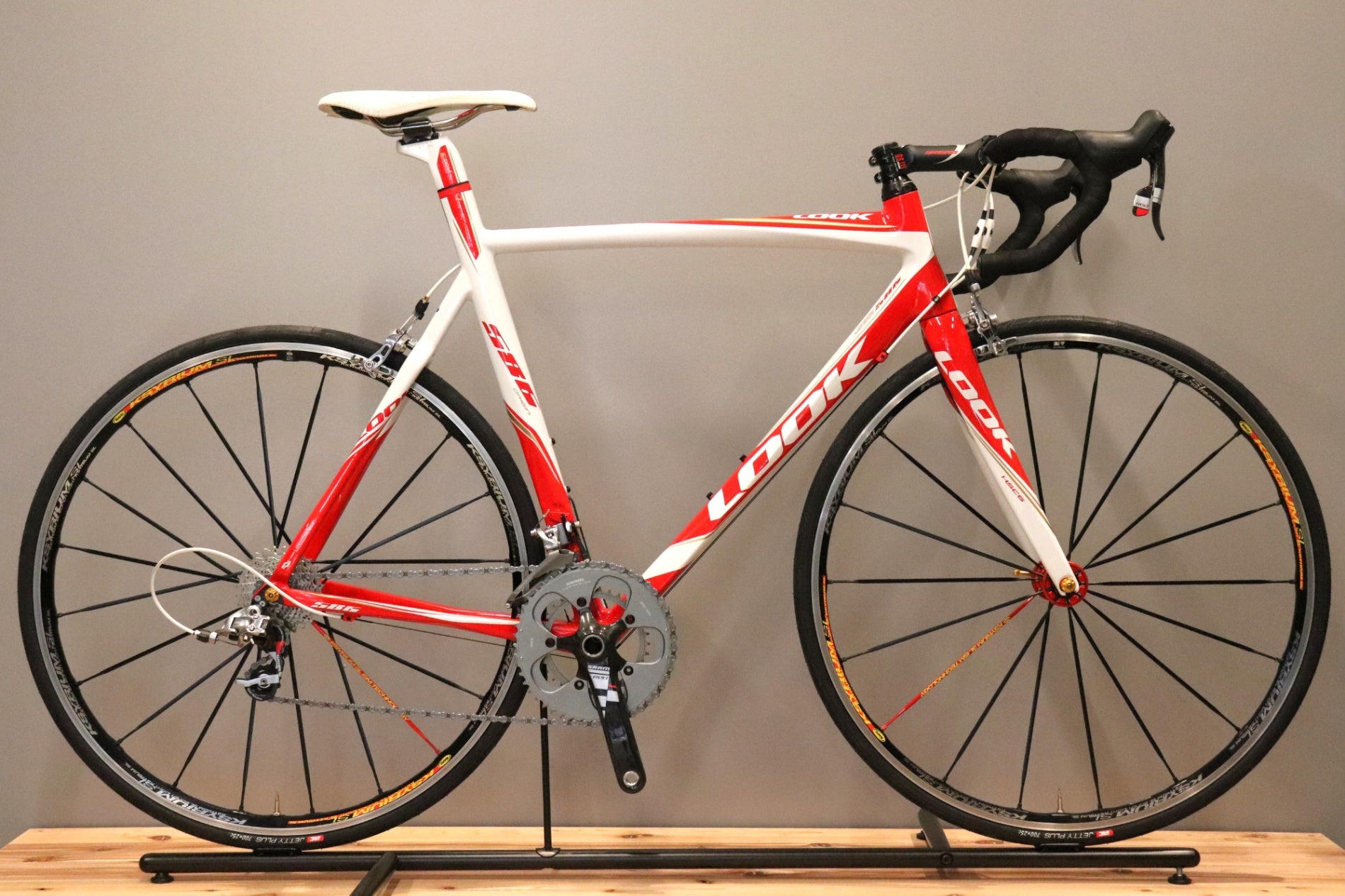 LOOK 586 2010年頃 ロードバイク ルック LOOK 586 SL 2010モデル Lサイズ スラム RED Mix 10S カーボン