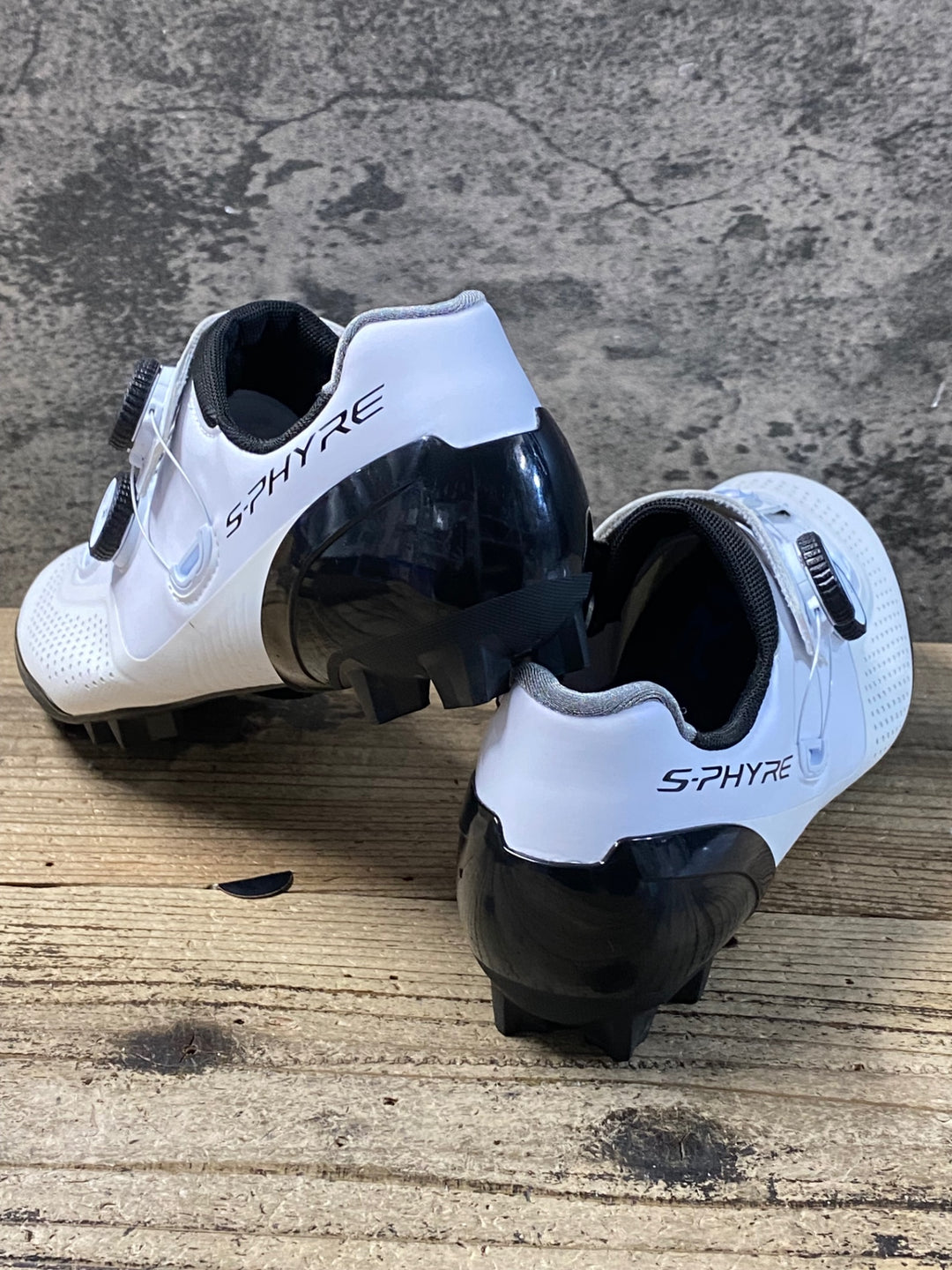 KD173 シマノ SHIMANO エスファイア S-PHYER SHXC902M ビンディングシューズ 白 SPD EU43.5