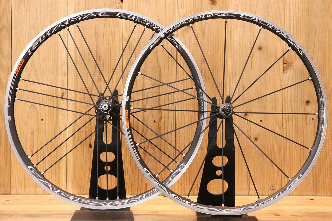 カンパニョーロ CAMPAGNOLO シャマル SHAMAL ULTRA 2WAY-FIT アルミ クリンチャー ホイールセット シマノ 11S/12S 17C 【芦屋店】