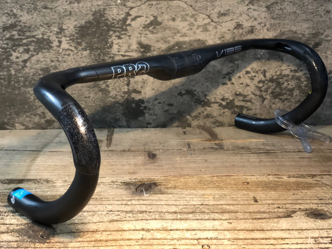 JS821 シマノプロ SHIMANO PRO VIBE AERO SUPERLIGHT カーボン ドロップハンドル 400mmエンドC-C Φ31.8