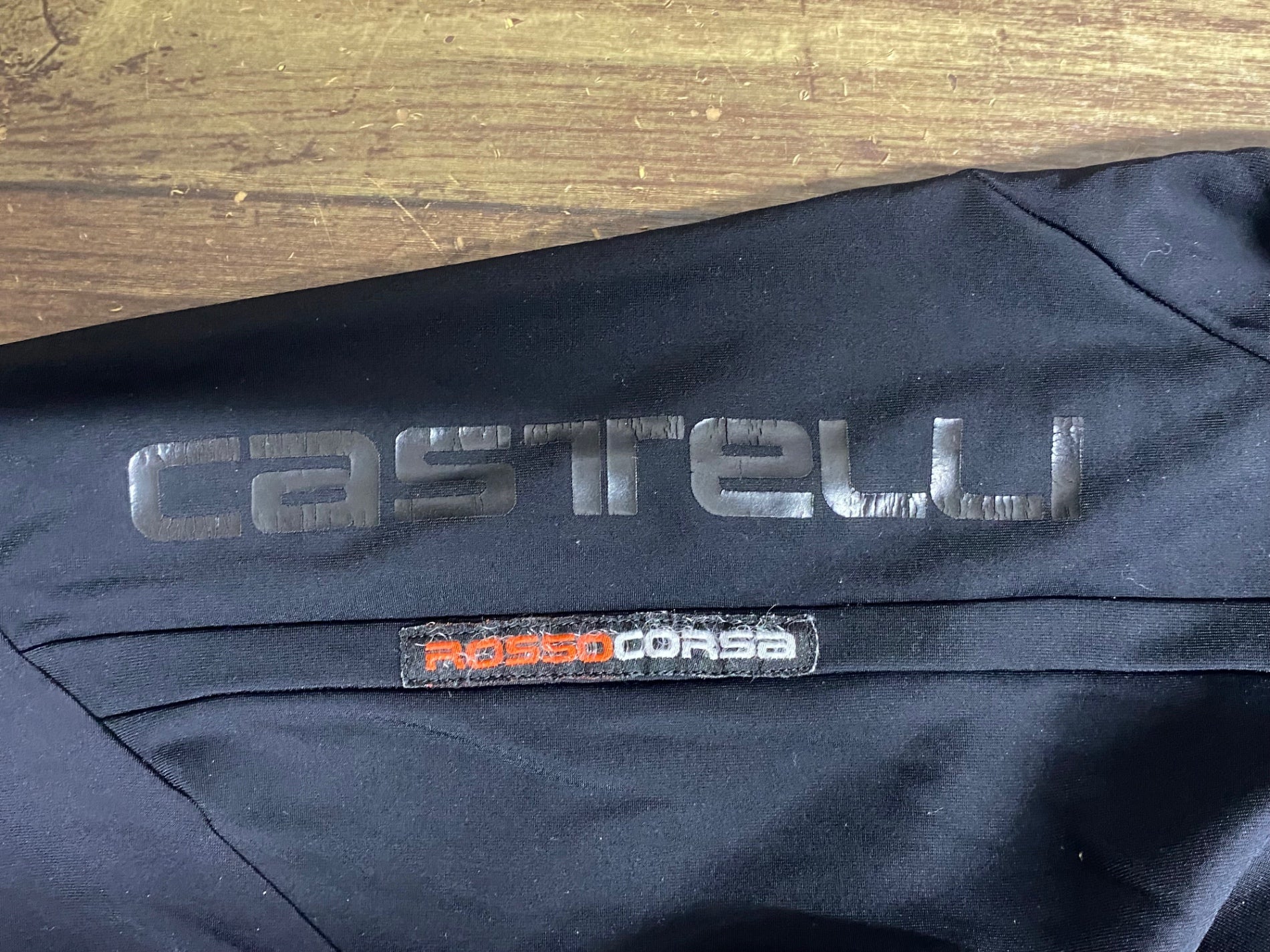 KB267 カステリ CASTELLI ロッソコルサ ROSSO CORSA ビブタイツ 黒 S