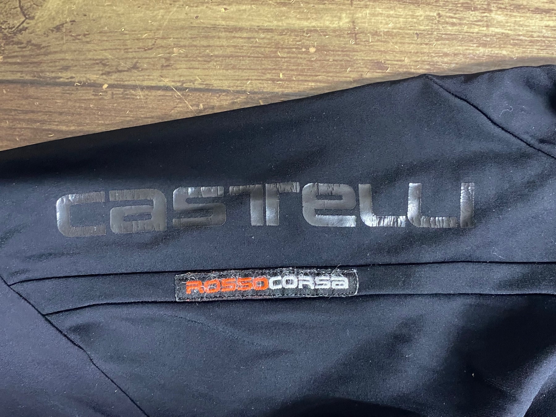 KB267 カステリ CASTELLI ロッソコルサ ROSSO CORSA ビブタイツ 黒 S