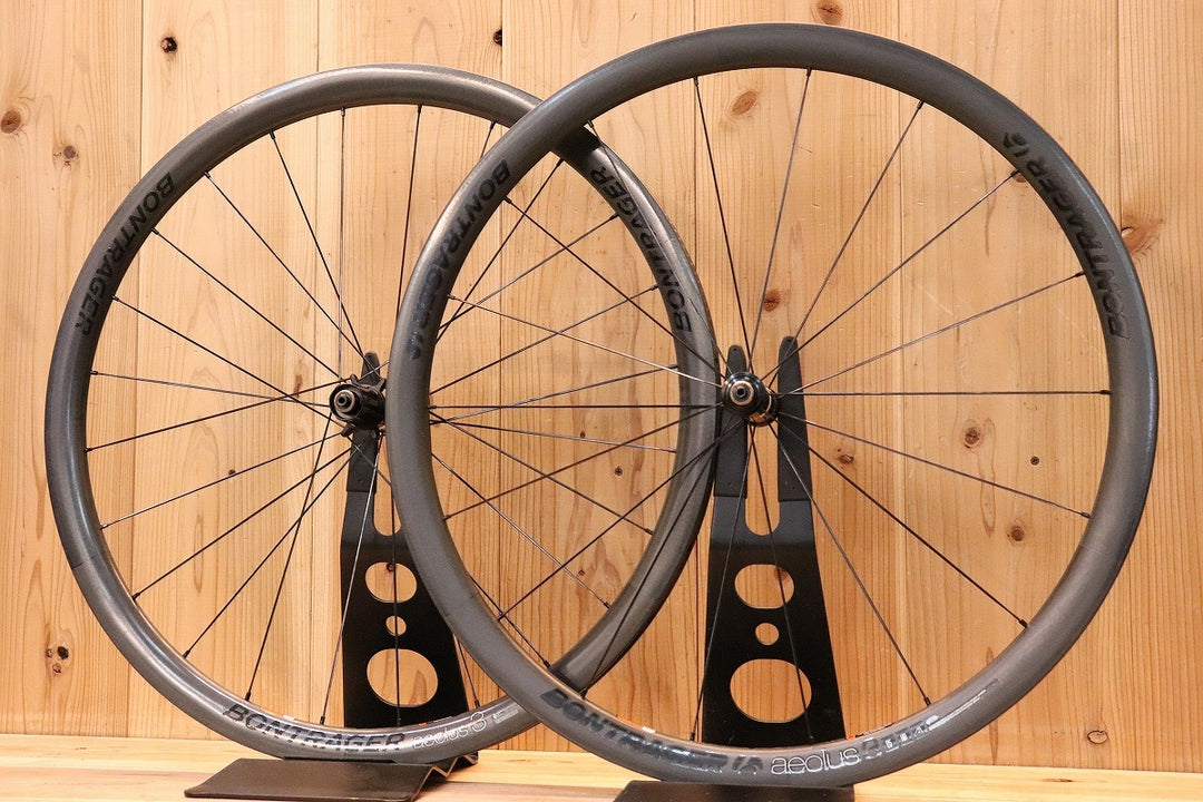 ボントレガー BONTRAGER アイオロス AEOLUS 3 カーボン チューブラー ホイールセット シマノ 11S/12S 【芦屋店】