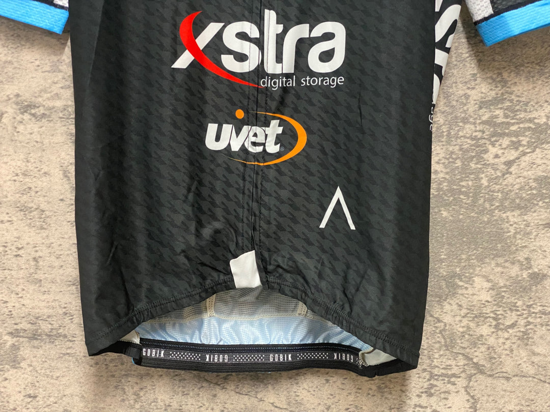 KD948 ゴビック GOBIK 半袖 サイクルジャージ 白 黒 M KOMETA Cycling Team