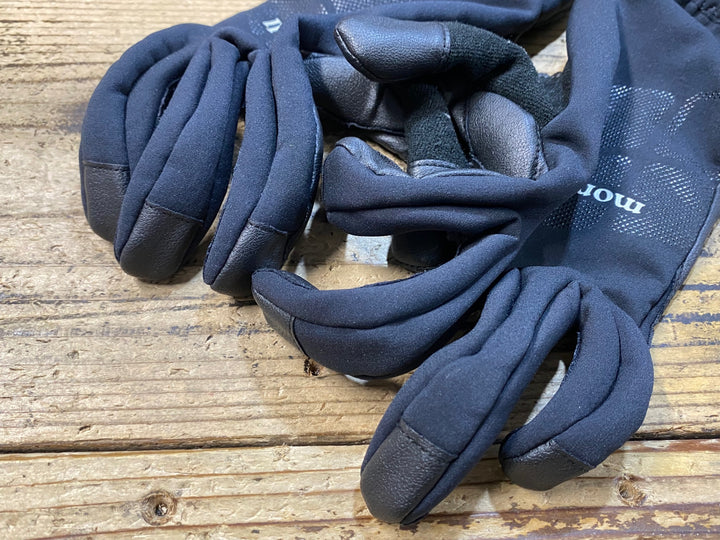 KJ050 モンベル mont-bell 長指 ウィンターグローブ 黒 M 裏起毛 GORE TEX INFINIUM