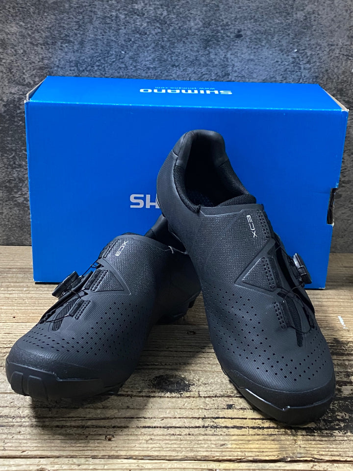 KI038 シマノ SHIMANO XC3 SH-XC300 ビンディングシューズ SPD 黒 EU42