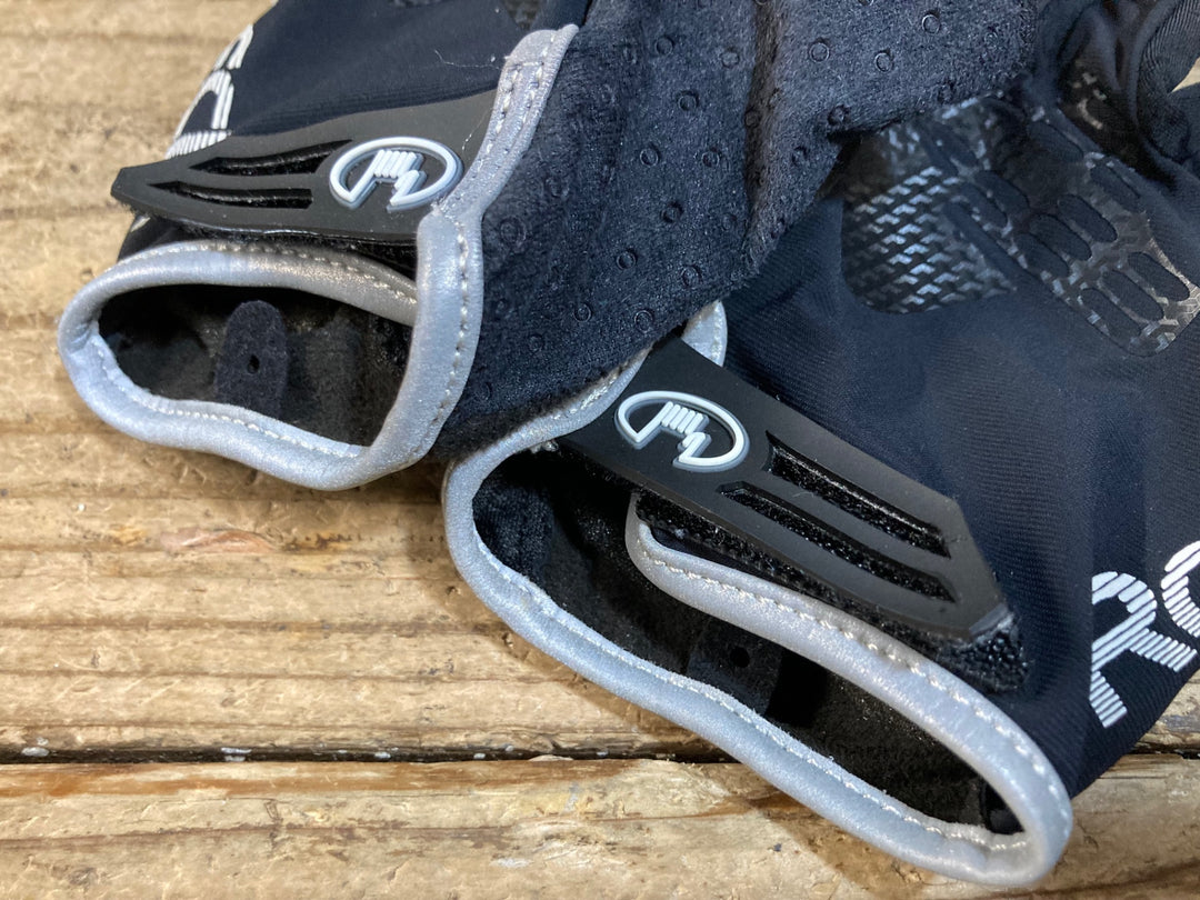 KC484 レッケル Roeckl 指切 グローブ 黒 9 coldblack