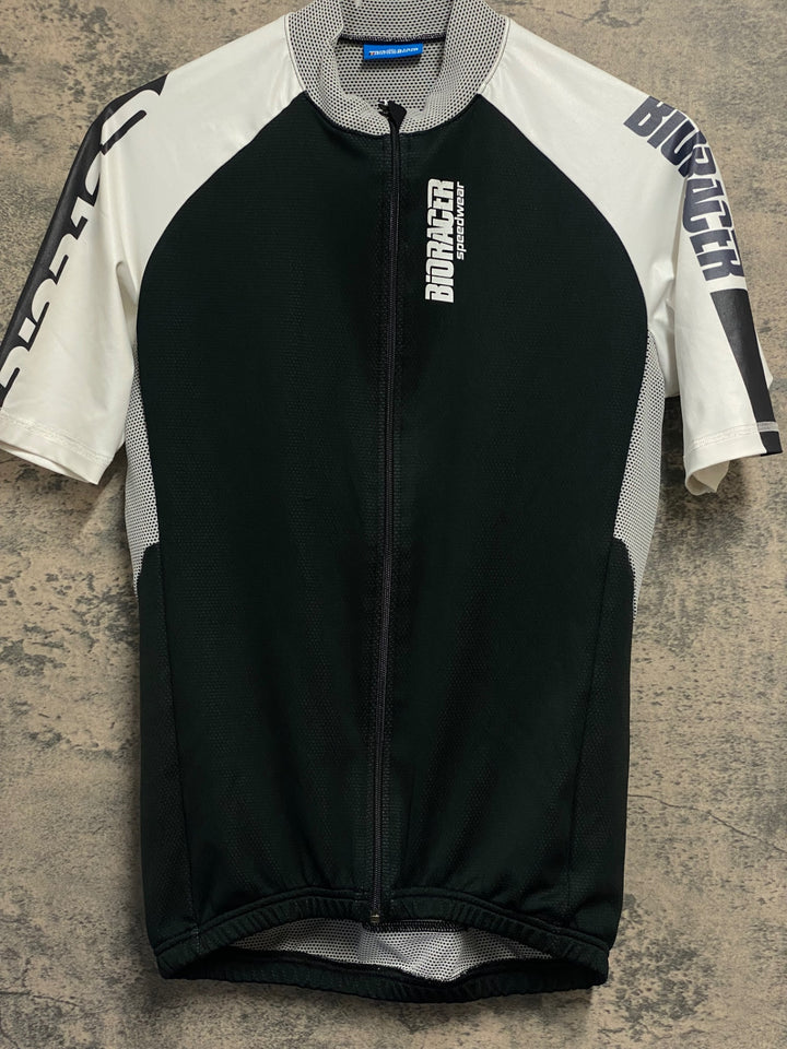 JS646 ビオレーサー BiORACER 半袖 サイクルジャージ 黒 ※サイズ不明 タグカット