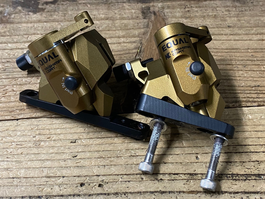 KM485 グロータック GROWTAC イコール EQUAL フラットマウント カシマコート 前後セット