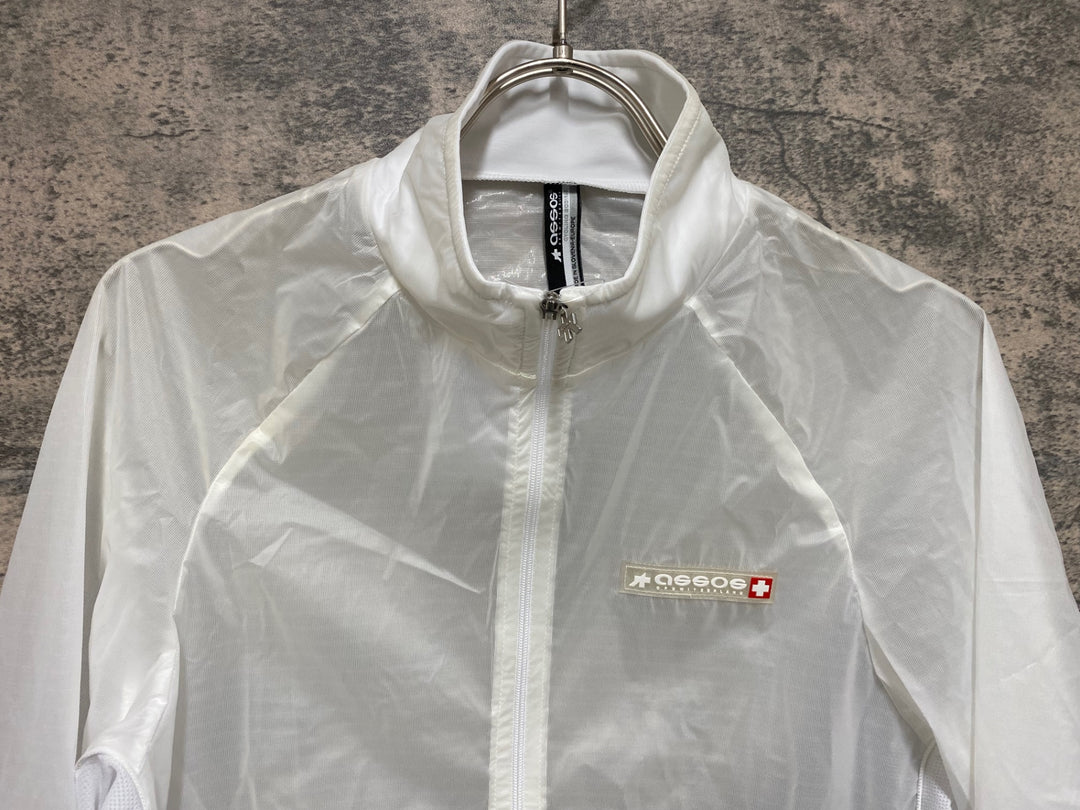 JQ924 アソス ASSOS CLIMA JET ウインドブレイカー 白 M