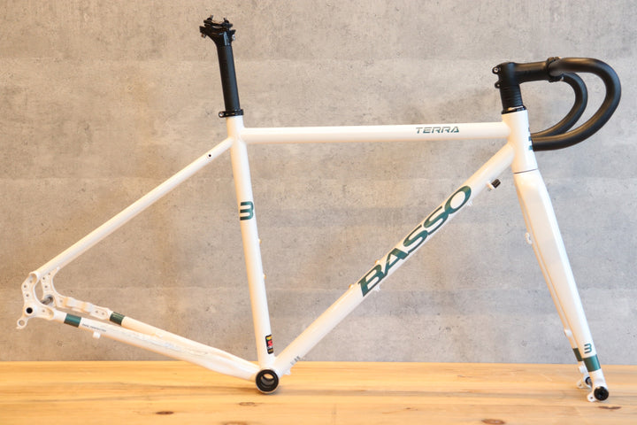 【未使用】 バッソ BASSO テラ ビアンコ TERRA BIANCO 2025年頃 480サイズ  スチール グラベル ロードバイク フレームセット 【さいたま浦和店】