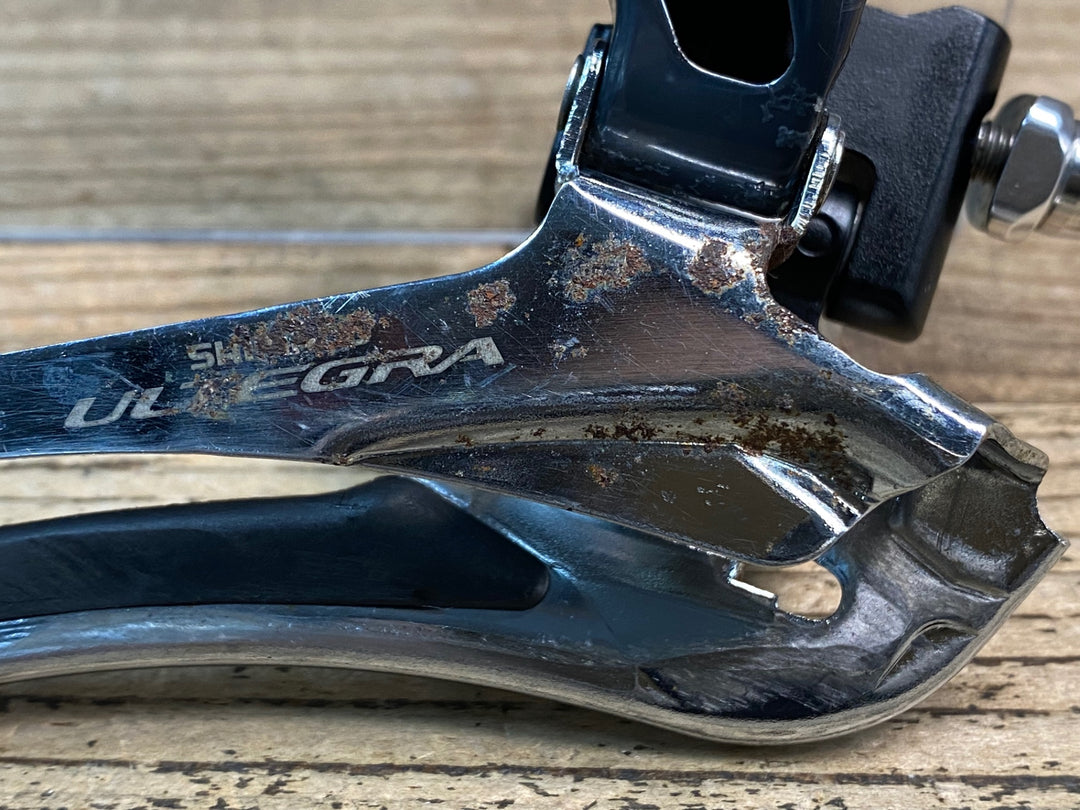 JM058 シマノ SHIMANO アルテグラ ULTEGRA FD-6800 フロントディレイラー 2S 直付