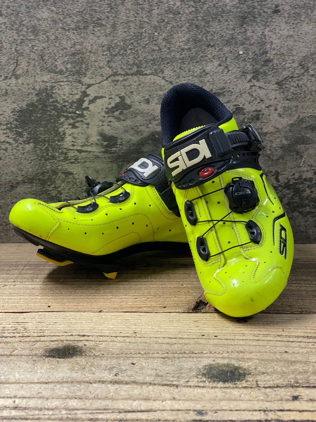 KP768 シディ SIDI カオス KAOS ビンディングシューズ EU39 3穴 黄