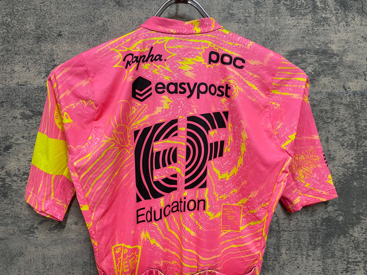 JM436 ラファ Rapha EF EDUCATION-EASYPOST MEN'S PRO TEAM JERSEY 半袖 サイクルジャージ ピンク S