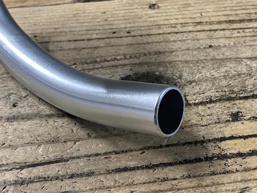 KJ377 日東 NITTO M151F アルミドロップハンドル シルバー 400mm Φ26.0