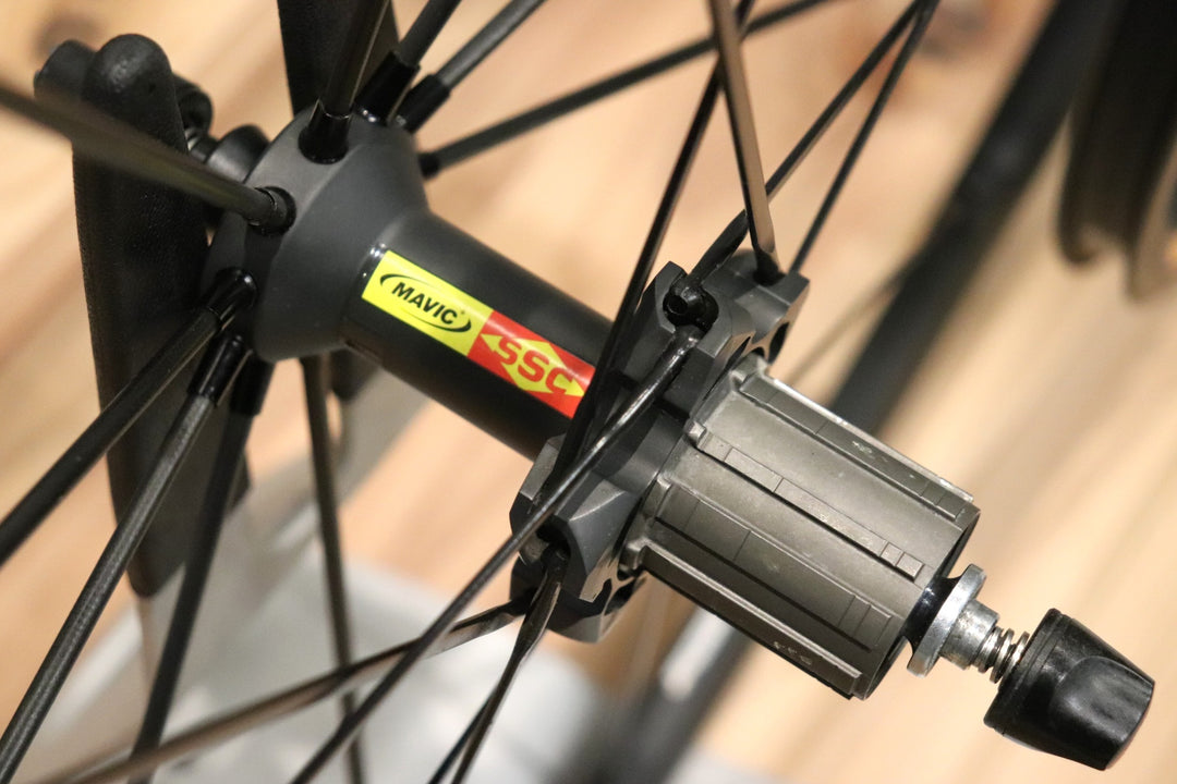 マヴィック MAVIC アールシス R-SYS SLR アルミ クリンチャー ホイールセット シマノ11S/12S ナローリム 15C 【仙台店】