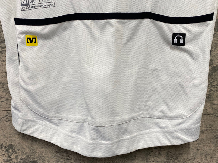 KG298 マヴィック MAVIC 半袖 サイクルジャージ 黒 白 M