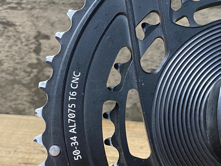 KQ245 マージーン Magene P325CS パワーメーター クランクセット 50/34T 165mm ※動作不良のためジャンク