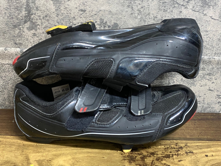 JM474 シマノ SHIMANO R065 SH-R065L ビンディングシューズ EU43 黒 3穴
