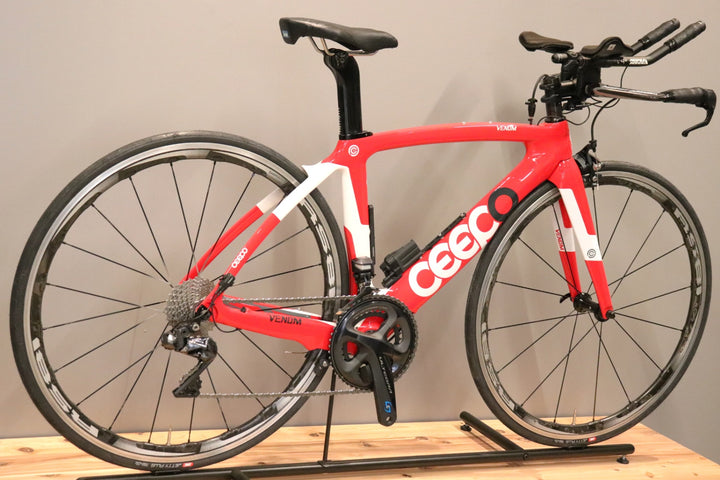 シーポ CEEPO ヴェノム VENOM 2015モデル Sサイズ シマノ アルテグラ R8050 Di2 11S カーボン TTバイク トライアスロンバイク 【仙台店】