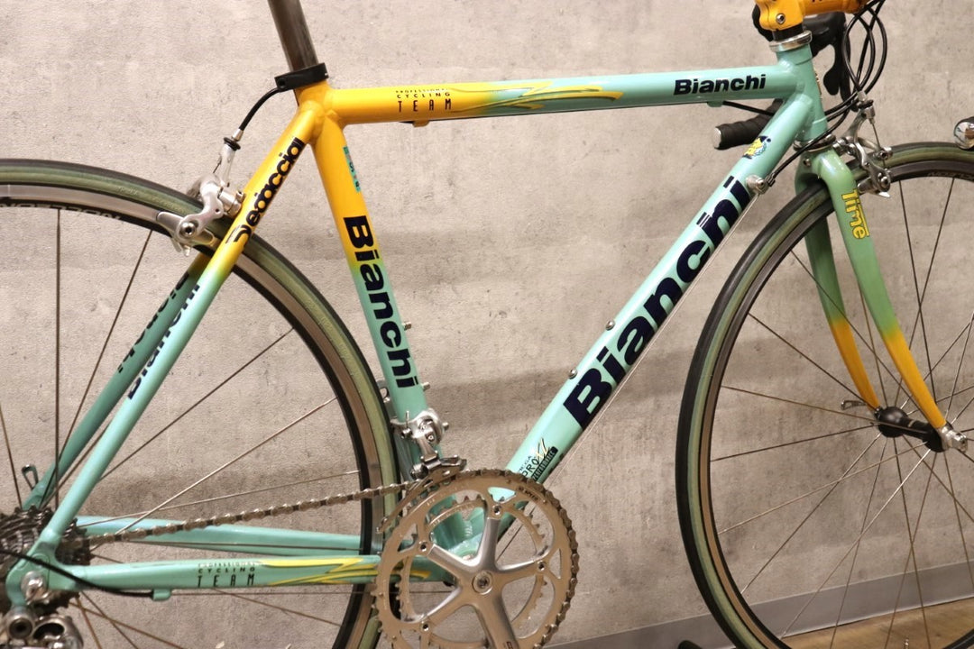 ビアンキ Bianchi メガプロ MEGA PRO XL 85ème TOUR DE FRANCE Limited Edition 1999 53サイズ カンパニョーロ レコード 10S アルミ ロードバイク 【さいたま浦和店】