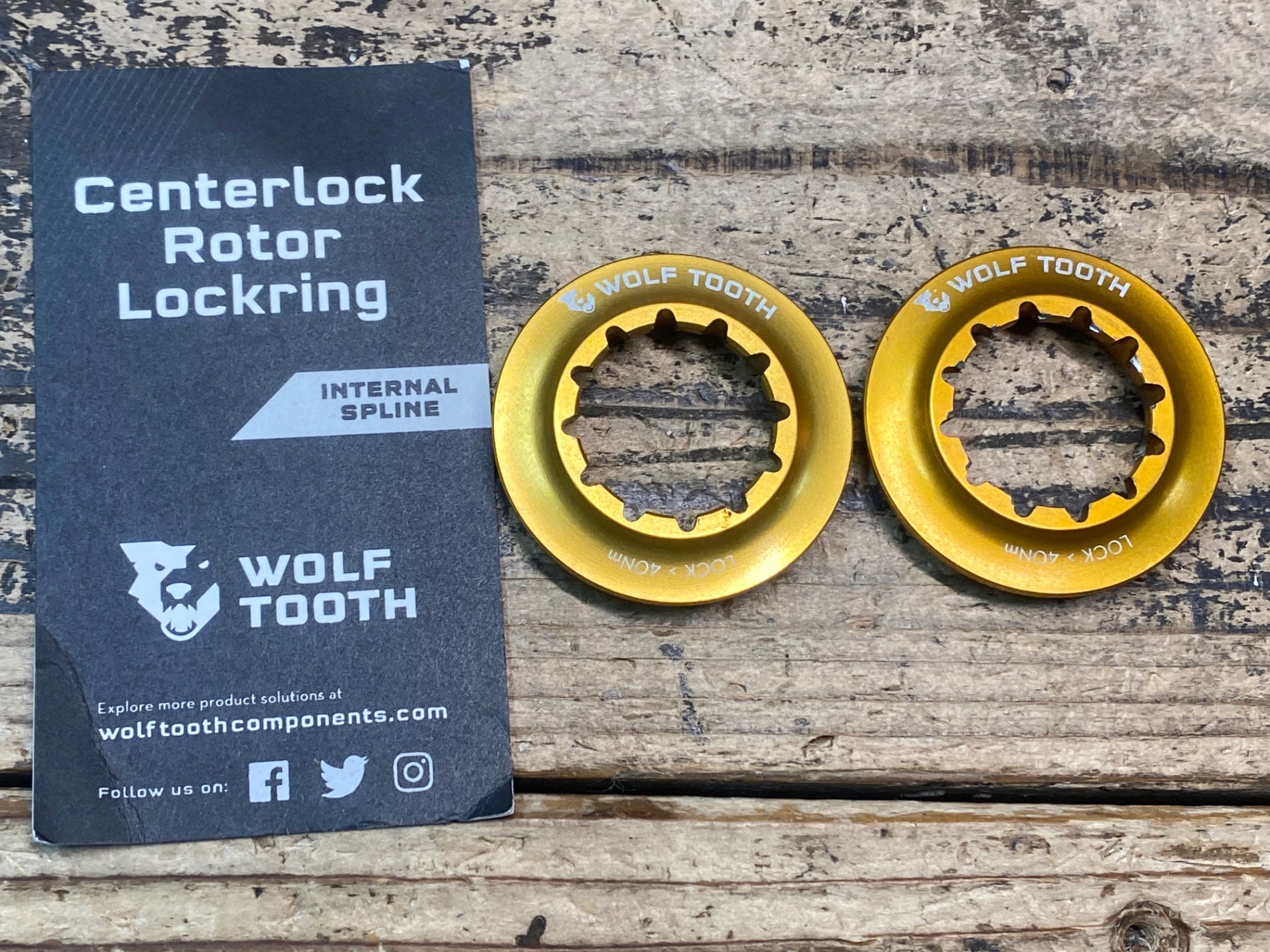 JH531 ウルフトゥース Wolftooth ブレーキローター ロックリング 内