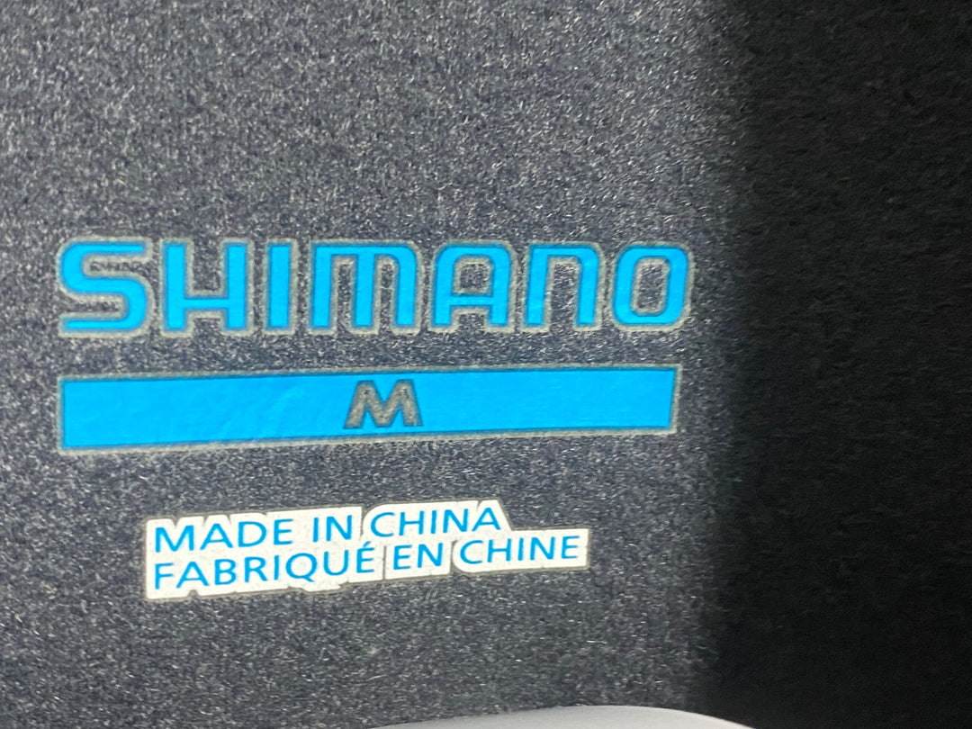KB074 シマノ SHIMANO 長袖 サイクルジャケット 紺 M 裏起毛