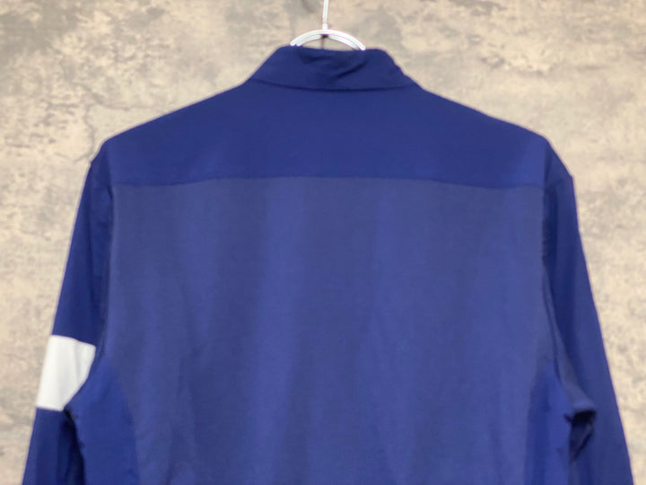 KR634 ラファ Rapha WINTER WINDBLOCK JERSEY 長袖 サイクルジャージ 紺 M