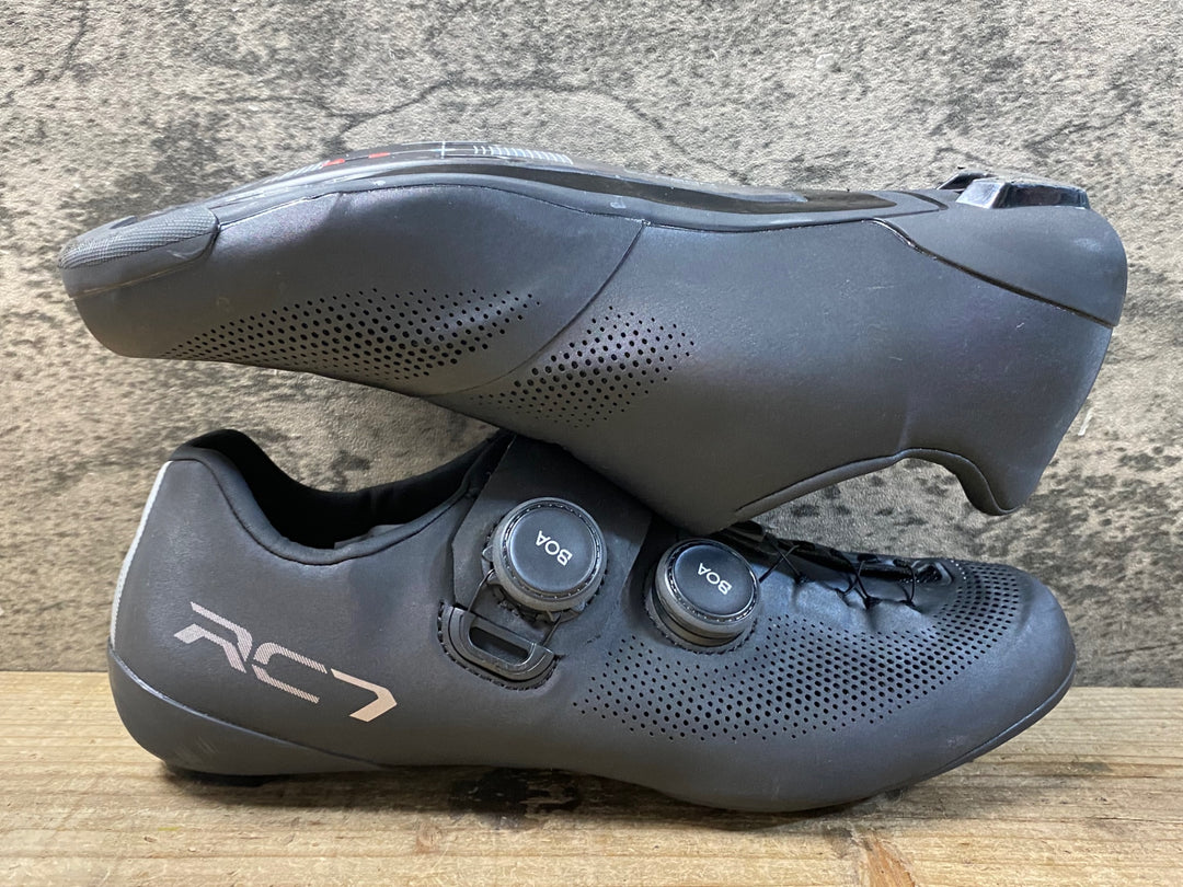 KA758 シマノ SHIMANO RC7 SHRC703M L01 S ビンディングシューズ 黒 3穴 EU41.5