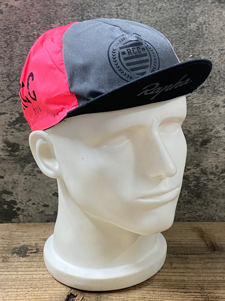 KI016 ラファ Rapha サイクルキャップ グレー ピンク フリーサイズ RCC