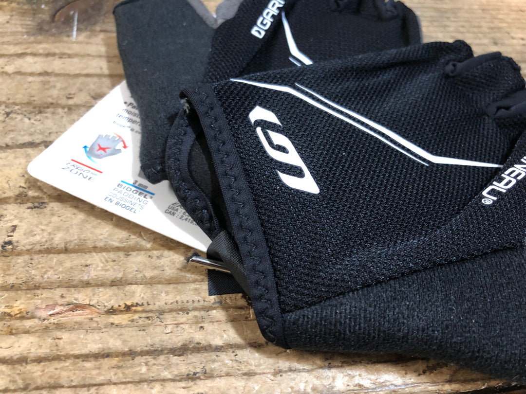 KB822 ガノー GARNEAU 指切りグローブ 黒 M レディース