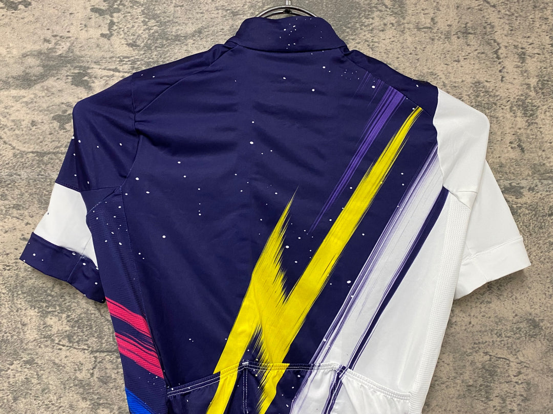 JH575 ラファ Rapha CANYON SRAM PRO TEAM TRAINING JERSEY 紺白 XXS