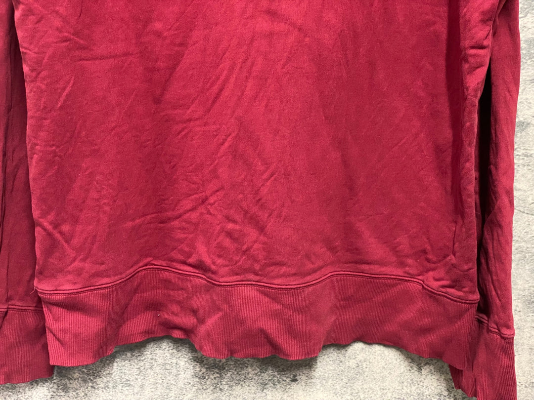 KG225 ラファ Rapha LONG SWEATSHIRT 長袖 スウェット トレーナー 赤 XXL