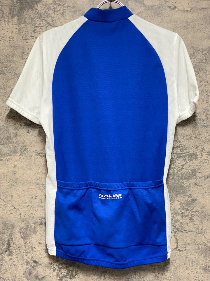KN966 ナリーニ Nalini 半袖 サイクルジャージ 白青 L