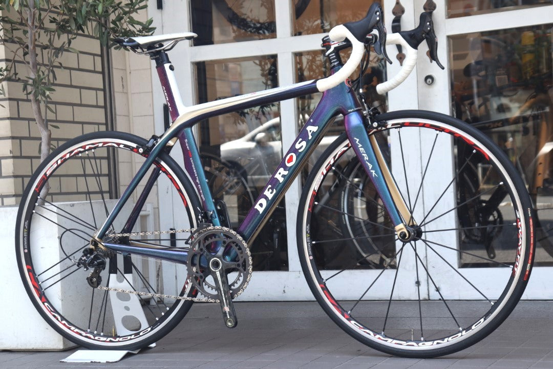 デローザ DE ROSA メラク MERAK 2011モデル 63.5サイズ カンパ レコード 11S カーボン ロードバイク SHAMAL  ULTRA 【横浜店】