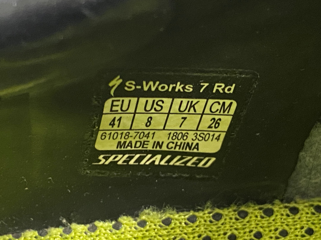 KG565 スペシャライズド SPECIALIZED S-WORKS 7 Road Shoes ビンディングシューズ EU41 3穴