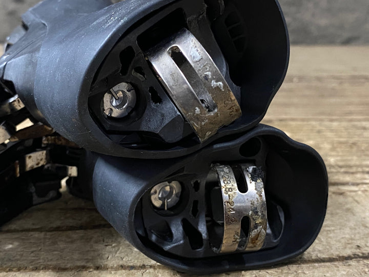 KC606 シマノ SHIMANO アルテグラ ULTEGRA ST-6800 STIレバー 2x11S ※右レバーケーブル固定不可のためジャンク