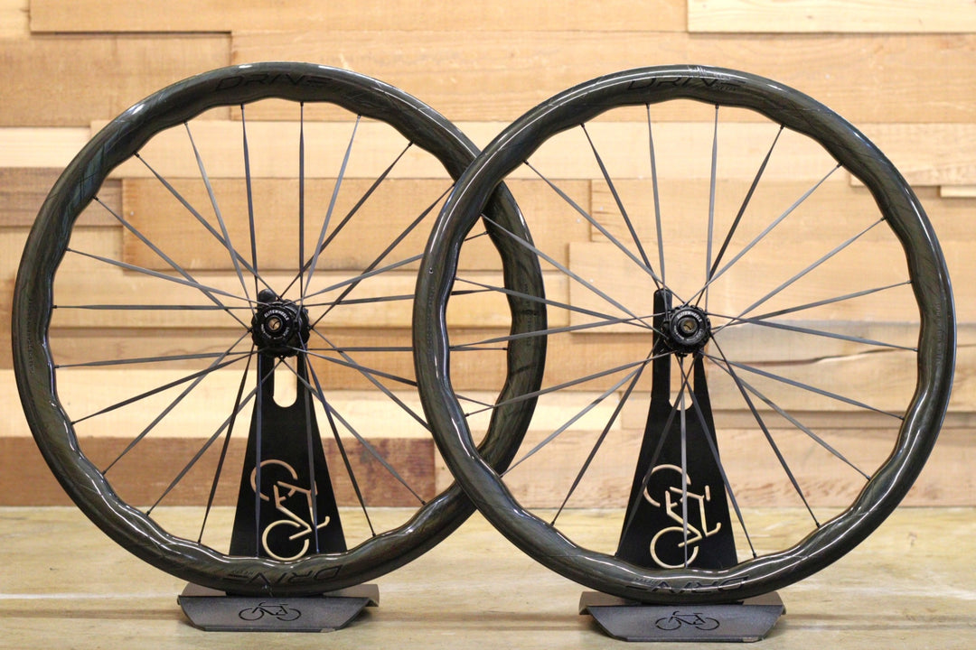 エリートホイールズ ELITE WHEELS ドライブ ヘリックス DRIVE HELIX 46D CS カーボン チューブレスレディ ホイールセット シマノ 12/11S 【立川店】