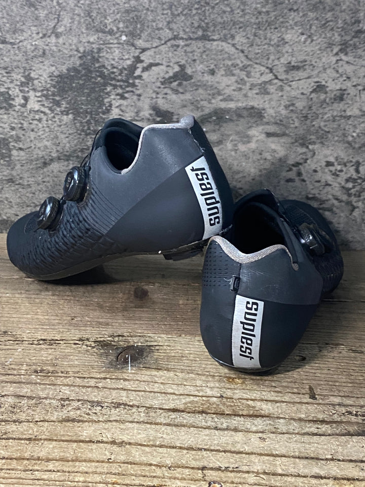 JO765 スープレスト SUPLEST ROAD CARBON ビンディングシューズ 黒 EU42 3穴