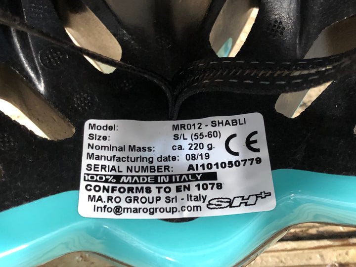 KI513 ビアンキ BIANCHI SH+ SHABLI ヘルメット S/L 55-60cm 2019/08製造 ※使用期限超過のためジャンク