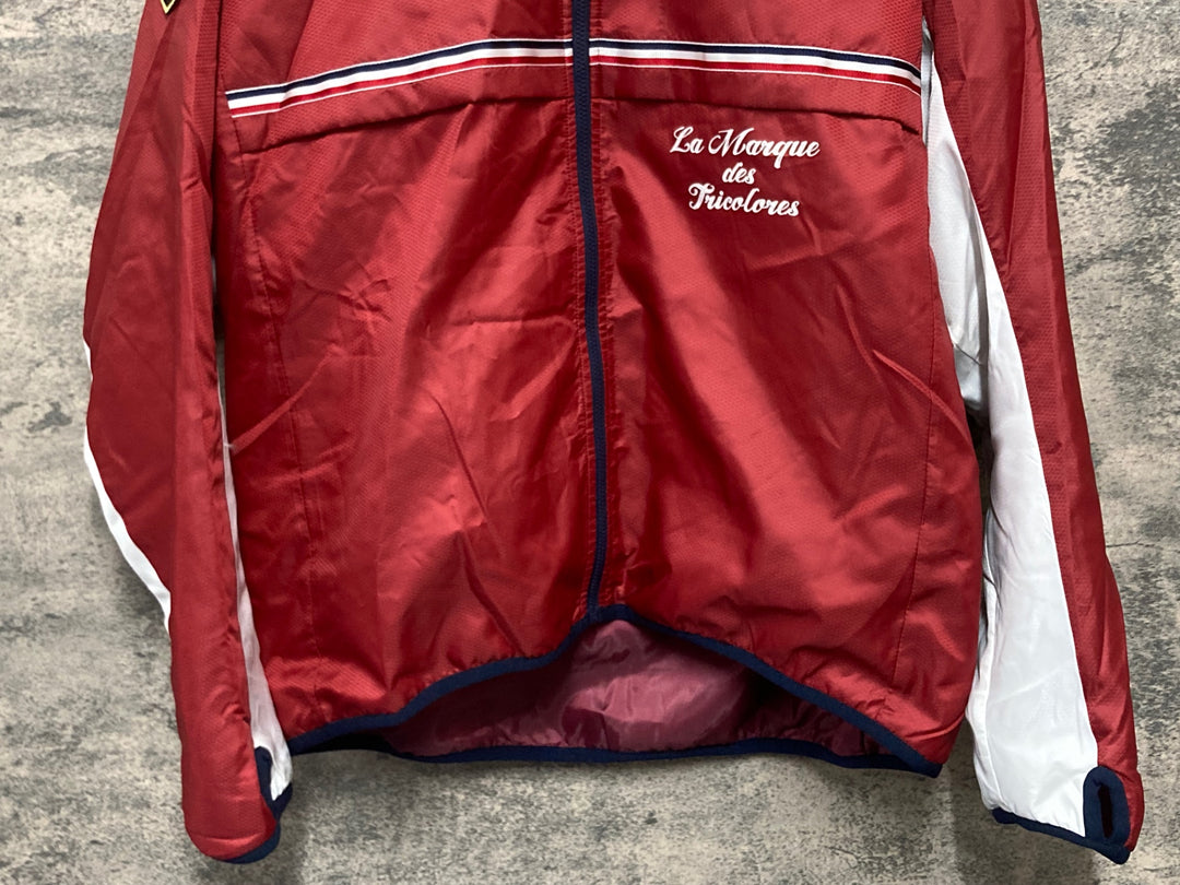 KK450 ルコックスポルティフ le coq sportif 長袖 サイクルジャケット 赤 O