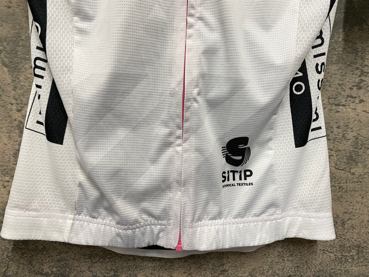 JZ993 カステリ CASTELLI 半袖 サイクルジャージ 白 S Giro d'Italia