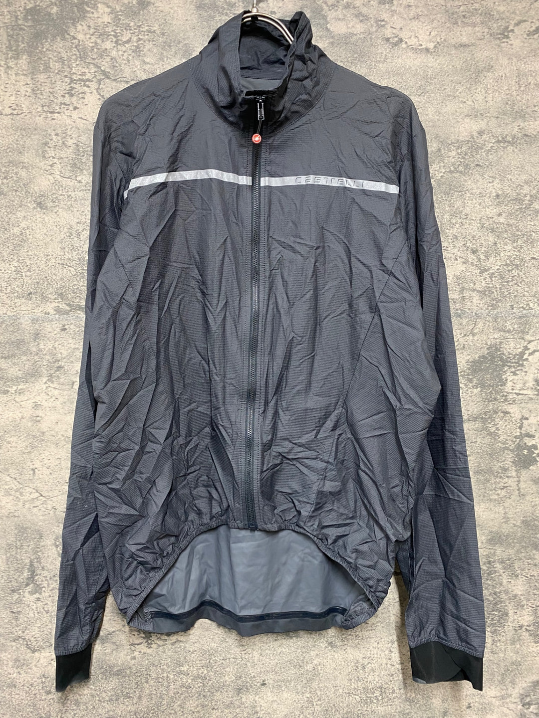 KB212 カステリ CASTELLI 長袖 ジャケット グレー XL ※ロゴ劣化